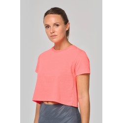 Crop top triblend femme 