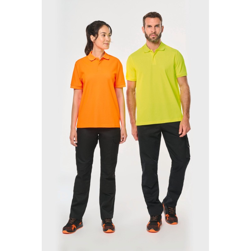 Polo unisexe écoresponsable coton/polyester  