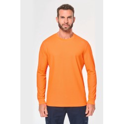 T-shirt unisexe écoresponsable manches longues coton/polyester 