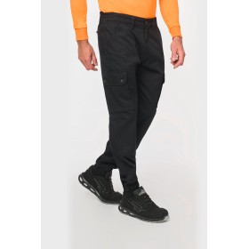 Pantalon cargo unisexe avec bas élastiqué 