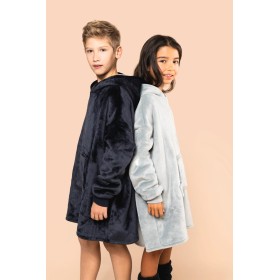 Plaid poncho enfant 