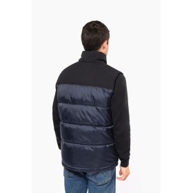 Bodywarmer matelassé bi-ton unisexe 