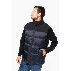 Bodywarmer matelassé bi-ton unisexe 
