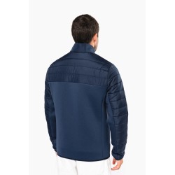 Veste bi-matiére homme 