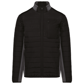 Veste bi-matiére homme 