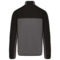 Veste bi-matiére homme 