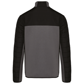 Veste bi-matiére homme 