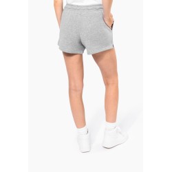 Short écoresponsable molleton non gratté femme 