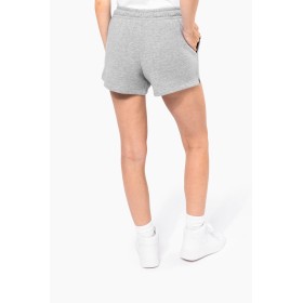 Short écoresponsable molleton non gratté femme 