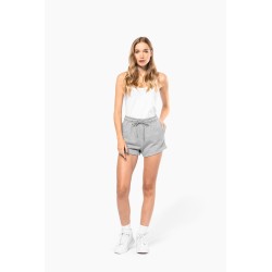 Short écoresponsable molleton non gratté femme 