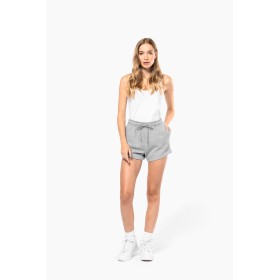 Short écoresponsable molleton non gratté femme 