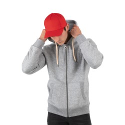Casquette en coton et polyester recyclés K-loop tracking - 5 panneaux 