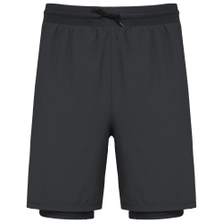 Short écoresponsable 2 en 1 avec sous short intégré homme 