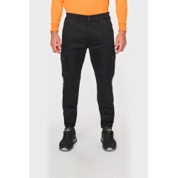 Pantalon cargo unisexe avec bas élastiqué 