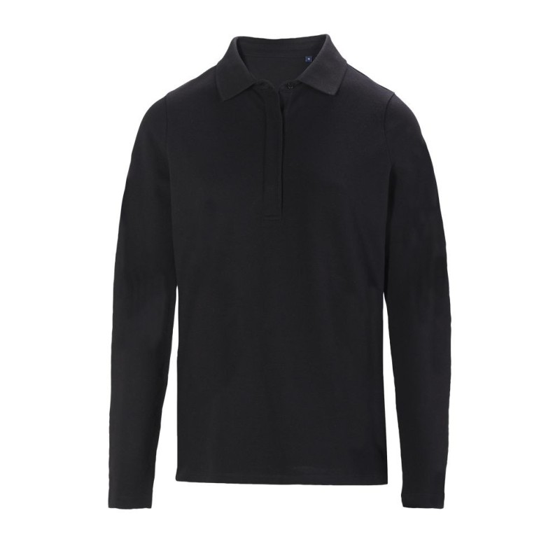Polo Patte Cachée Manches Longues Femme Owen Lsl Women 