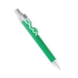 Stylo Bille Noire Corps Et Clip Plastique 