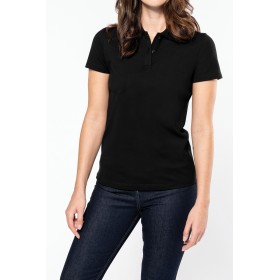 Polo Supima manches courtes femme 