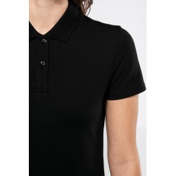 Polo Supima manches courtes femme 