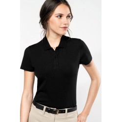 Polo Supima manches courtes femme 