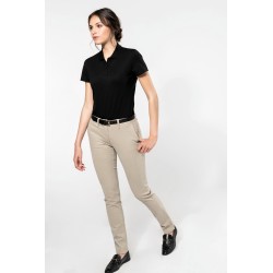 Polo Supima manches courtes femme 