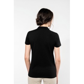 Polo Supima manches courtes femme 