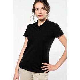 Polo Supima manches courtes femme 