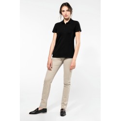 Polo Supima manches courtes femme 