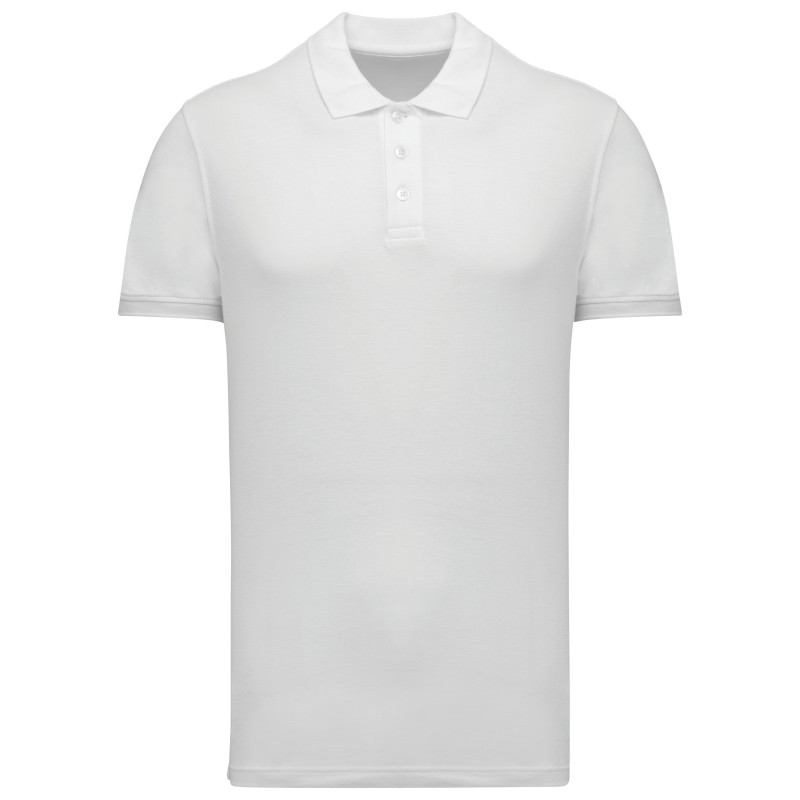 Polo piqué manches courtes homme 