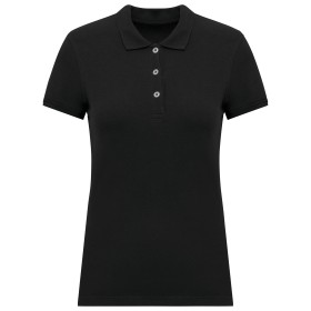 Polo piqué manches courtes femme 