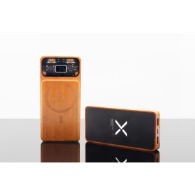 tech-Magnetic Powerbank wood 10000 