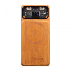 tech-Magnetic Powerbank wood 10000 