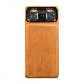 tech-Magnetic Powerbank wood 10000 