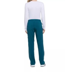 Pantalon à taille moyenne à cordon femme 