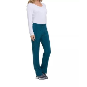 Pantalon à taille moyenne à cordon femme 