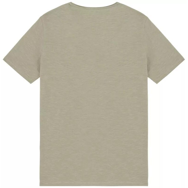 T-shirt écoresponsable slub bords francs homme 