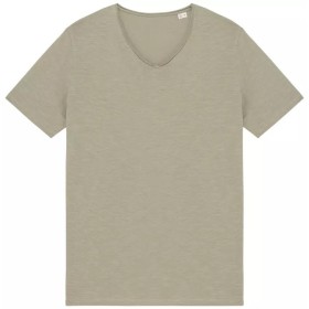 T-shirt écoresponsable slub bords francs homme 