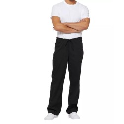Pantalon à cordon de serrage à taille standard unisexe 