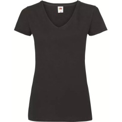 T-shirt femme col v Valueweight (61-398-0) 