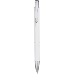 Stylo bille en aluminium recyclé Moneta (encre bleue) 
