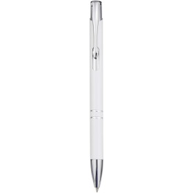 Stylo bille en aluminium recyclé Moneta (encre bleue) 