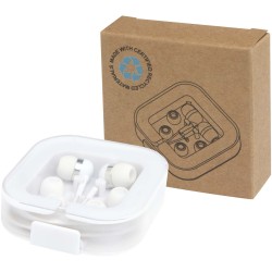 Casque filaire type C Baekdu avec boîte de rangement en plastique recyclé 