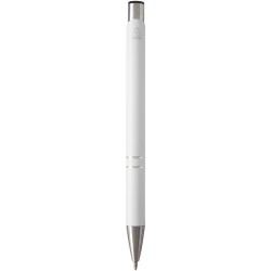 Stylo bille en aluminium recyclé Moneta (encre bleue) 