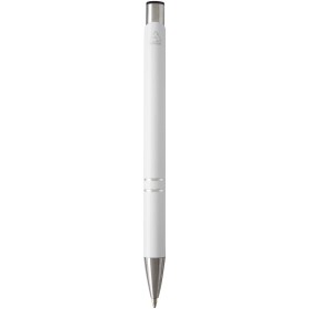 Stylo bille en aluminium recyclé Moneta (encre bleue) 