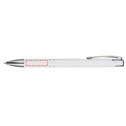 Stylo bille en aluminium recyclé Moneta (encre bleue) 