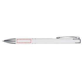 Stylo bille en aluminium recyclé Moneta (encre bleue) 