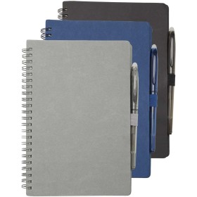 Carnet à couverture souple réutilisable et parure de stylos Slate (encre noire) 