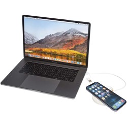 Tapis de charge sans fil Freal de 15 W en plastique recyclé 