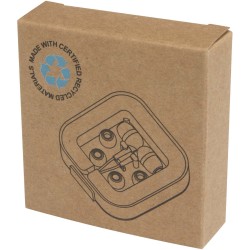 Casque filaire type C Baekdu avec boîte de rangement en plastique recyclé 