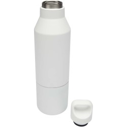 Bouteille isotherme Odessy de 600 ml en acier inoxydable recyclé RCS avec gobelet de 300 ml 