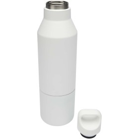 Bouteille isotherme Odessy de 600 ml en acier inoxydable recyclé RCS avec gobelet de 300 ml 